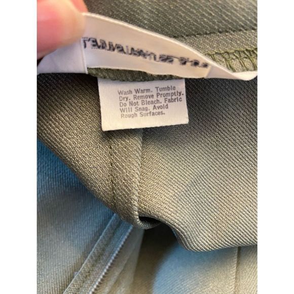 Vintage Levi Strauss & Co. Olive Green MIDI Skirt - Picture 5 of 12